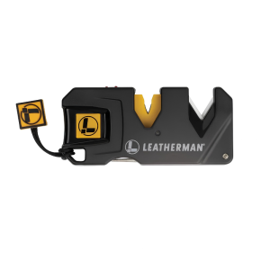 Afilador Leatherman Blade Sharpener negro con carburo, cerámica y varilla diamantada